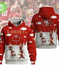 San Francisco 49ers Snoopy Hoodie – Peanuts Christmas
