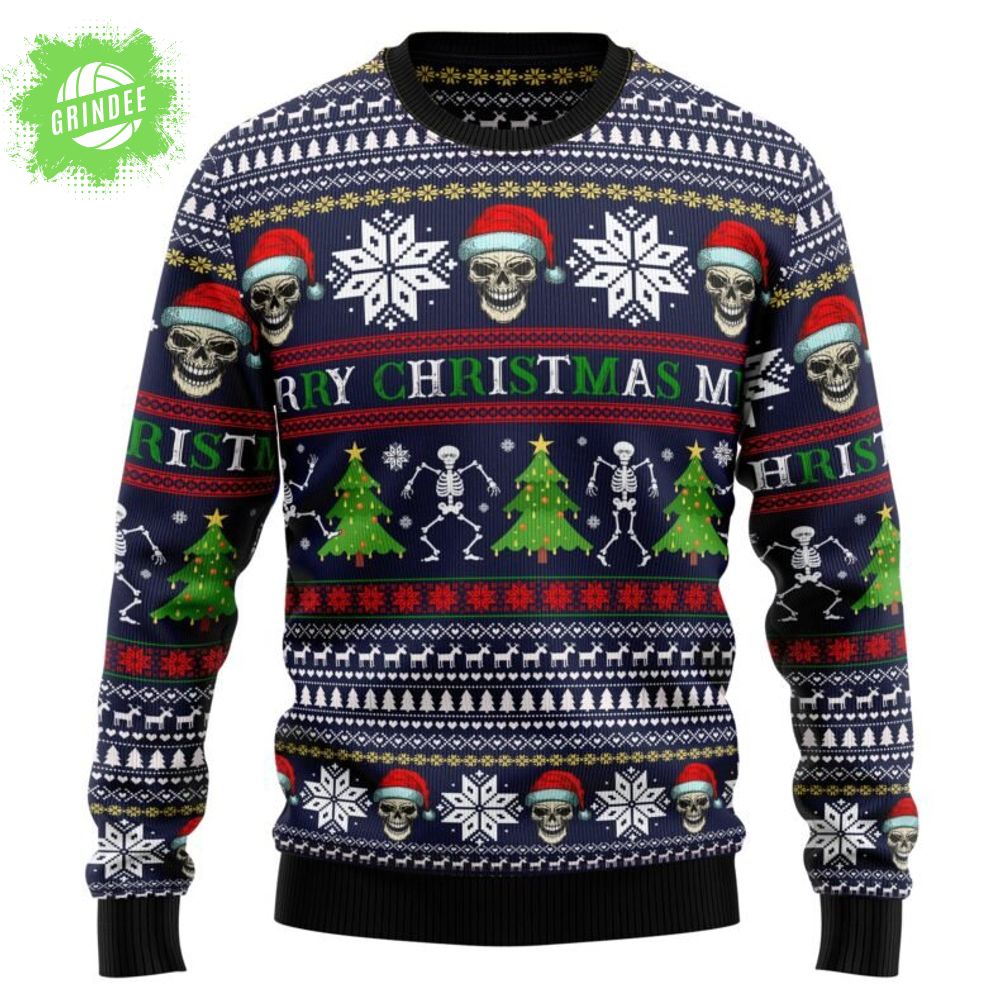 Skull Christmas Ugly Christmas Sweater Skull Christmas Ugly Christmas Sweater