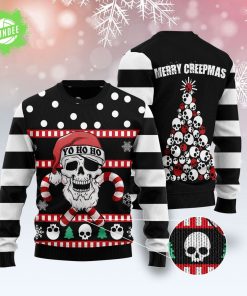 Skull Creepmas Ugly Christmas Sweater