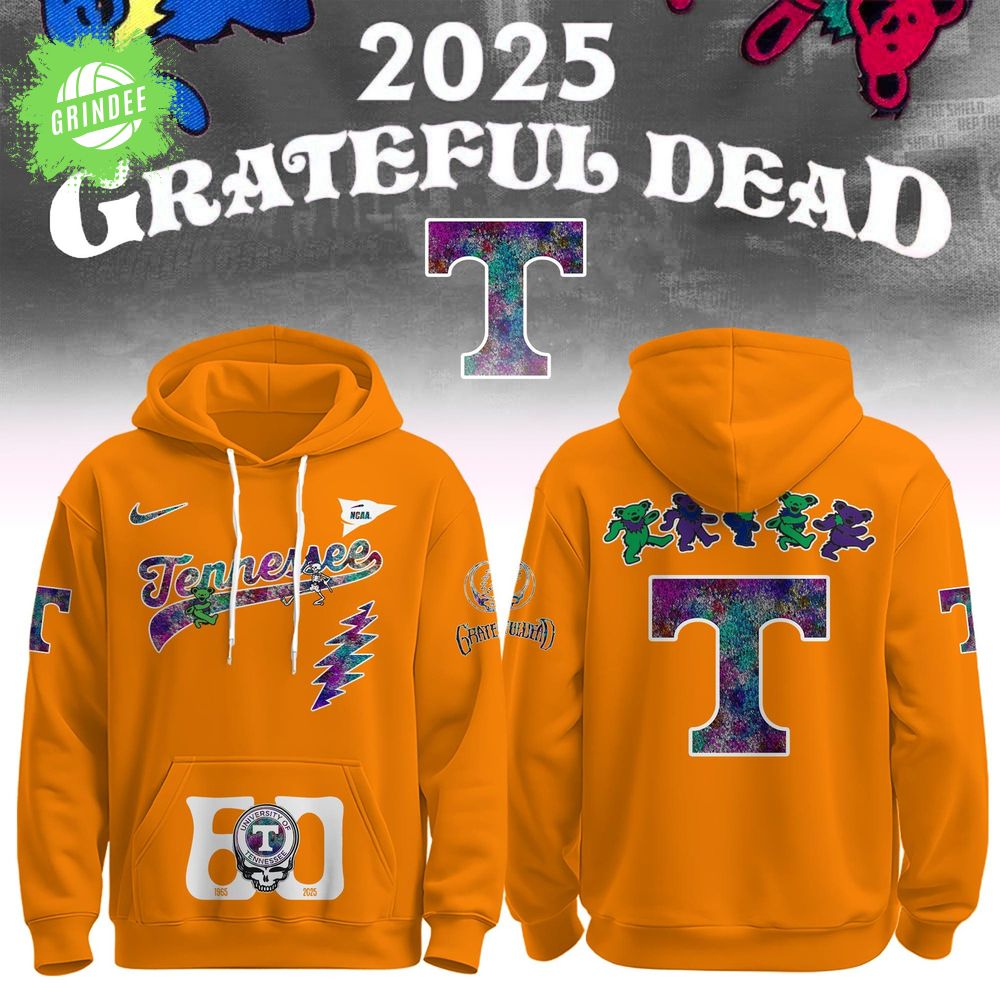 Tennessee Volunteers x Grateful Dead 2025 Hoodie – NCAA College Football Orange Hoodie Tennessee Volunteers x Grateful Dead 2025 Hoodie – NCAA College Football Orange Hoodie