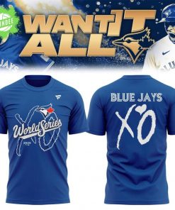 Toronto Blue Jays x The Weeknd World Series Blue T-shirt