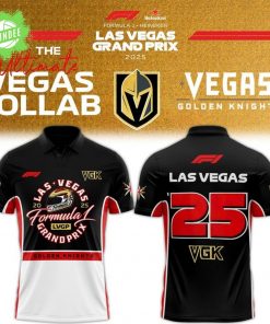 Vegas Golden Knights 2025 F1 Las Vegas GP Polo