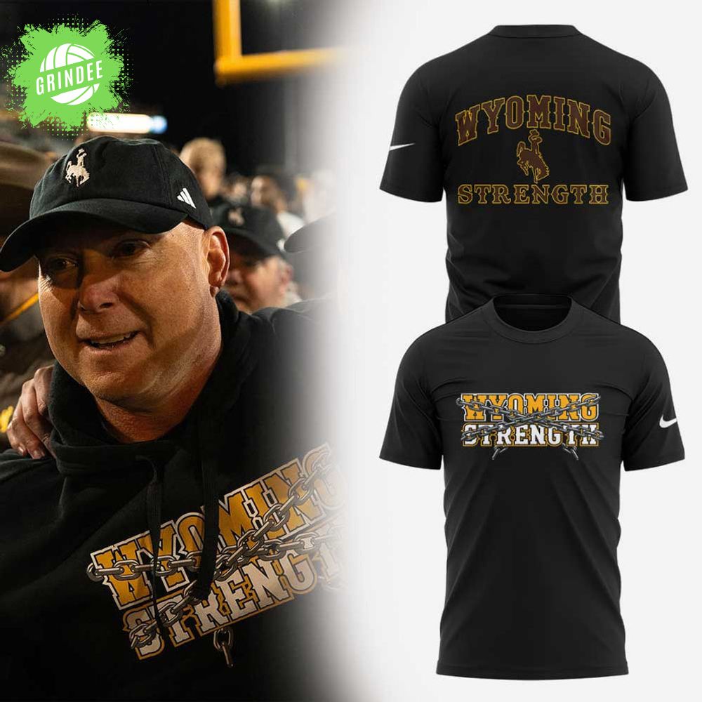 Wyoming Cowboy Strength Limited 2025 Combo Shirt Wyoming Cowboy Strength Limited 2025 Combo Shirt