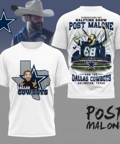 Premium Post Malone and Dallas Cowboys Fan 3D Shirt