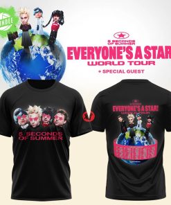 5 Seconds Of Summer — “Everyone’s A Star!” Black Tee