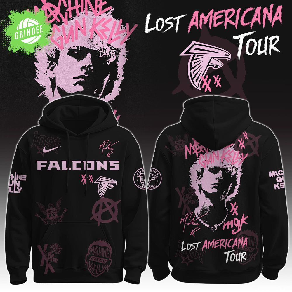 ATL Falcons x MGK ” The Lost Americana Tour ” Hoodie Limited Edition ATL Falcons x MGK ” The Lost Americana Tour ” Hoodie Limited Edition