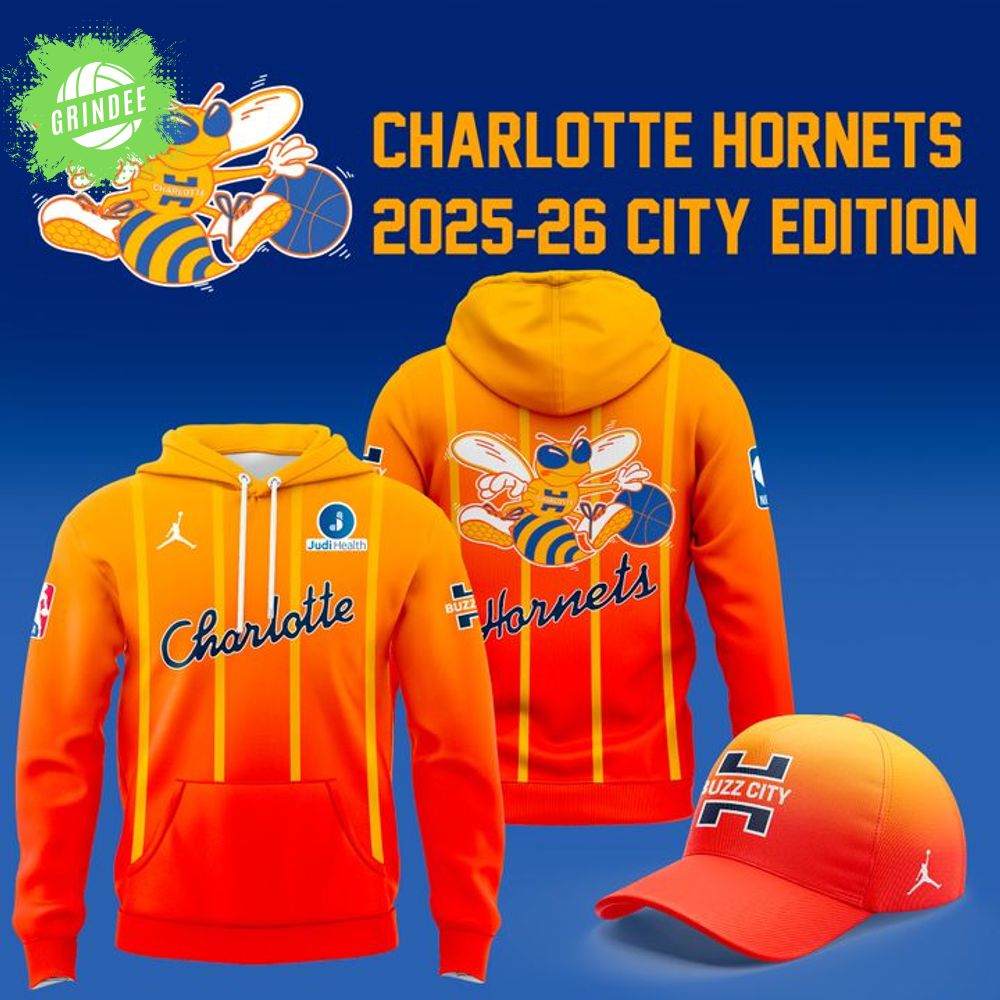 Charlotte Hornets 2025-26 City Edition Hoodie Charlotte Hornets 2025-26 City Edition Hoodie