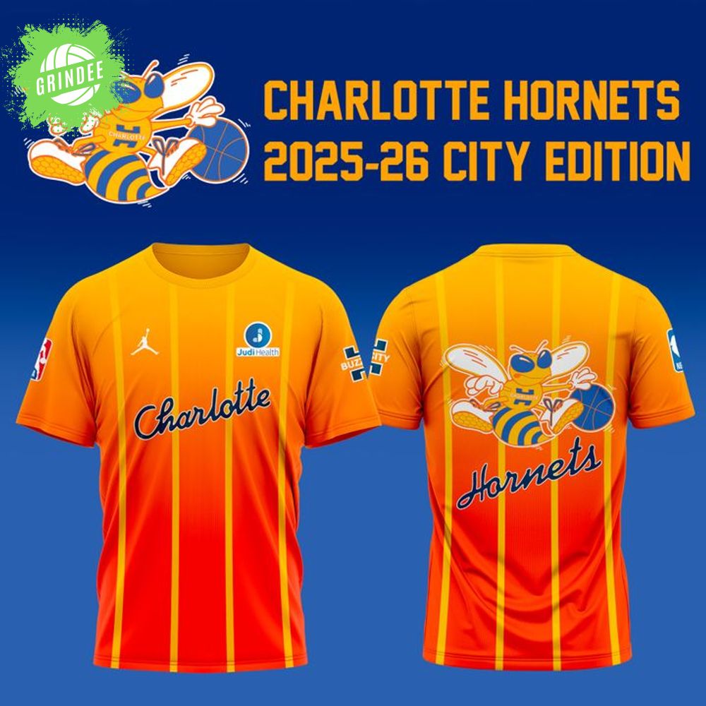 Charlotte Hornets 2025-26 City Edition T-Shirt Charlotte Hornets 2025-26 City Edition T-Shirt