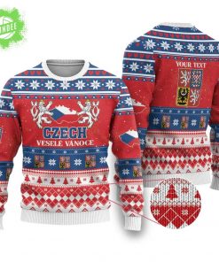Czech Republic Christmas Ugly Christmas Sweater Czechia Vesele Vanoce
