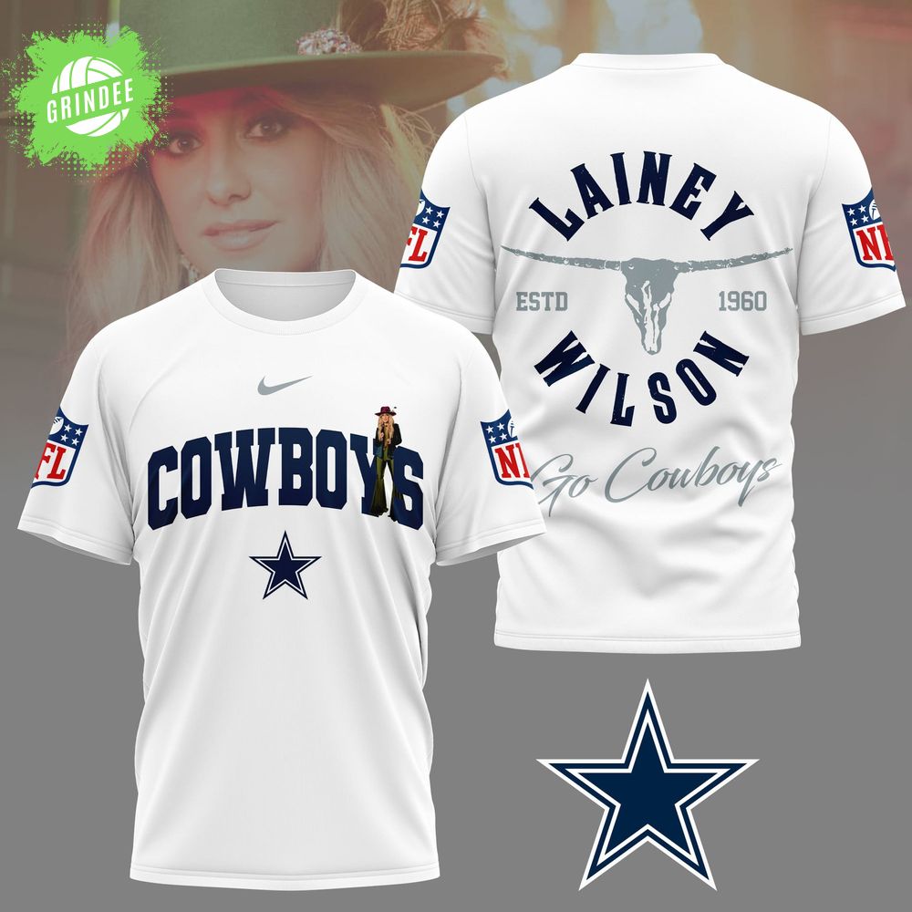 Dallas Cowboys | Premium NFL Lainey Wilson Fan 3D Shirt Dallas Cowboys | Premium NFL Lainey Wilson Fan 3D Shirt