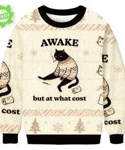 Decadent Smoking Cat Christmas Ugly Sweat