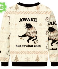 Decadent Smoking Cat Christmas Ugly Sweat