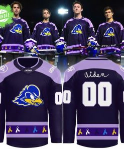 Delaware Men’s Ice Hockey x 2025 Hockey Fights Cancer Jersey
