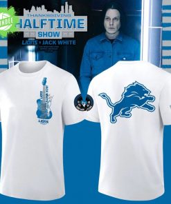 Detroit Lions x Jack White Thanksgiving Halftime Show White Tee