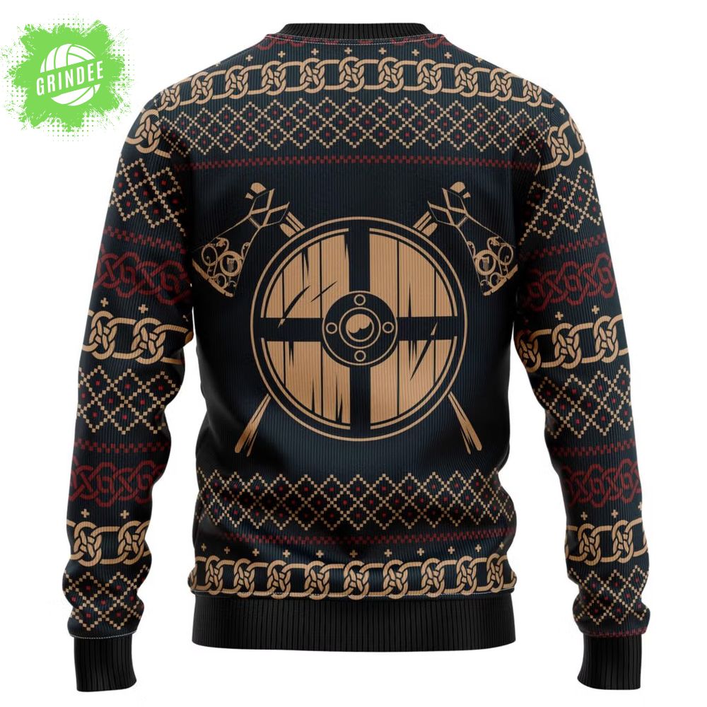 Fa-la-la-la Valhalla-la Viking Ugly Christmas Sweater Fa-la-la-la Valhalla-la Viking Ugly Christmas Sweater