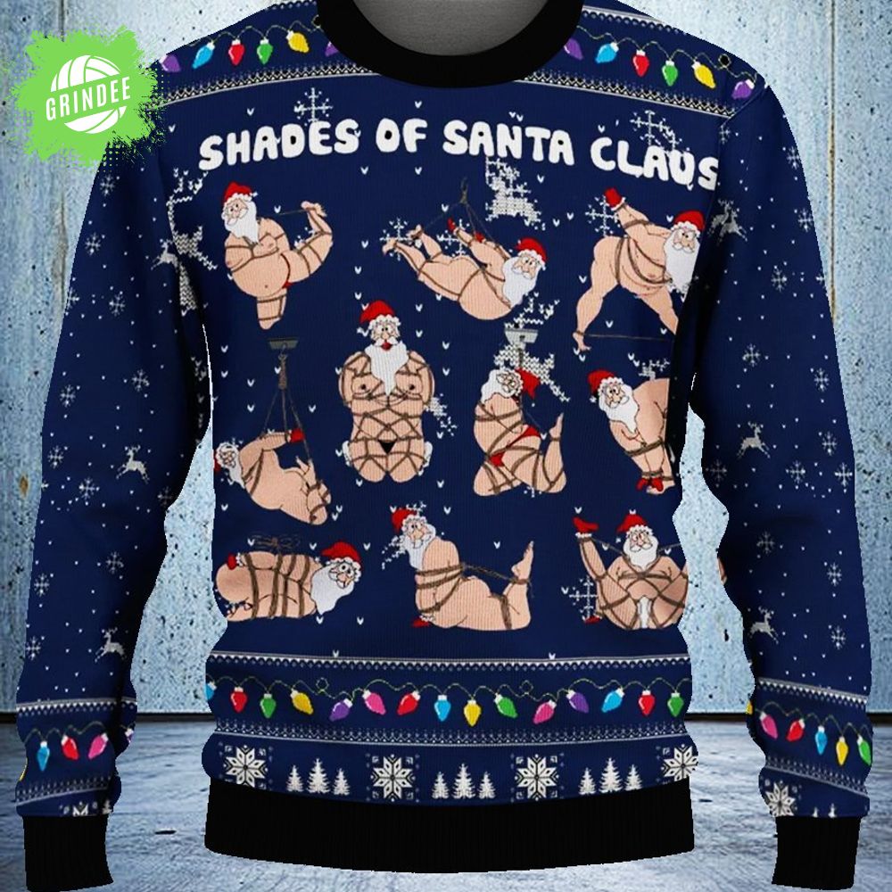 Funny Santa Claus Christmas Ugly Sweater Funny Santa Claus Christmas Ugly Sweater
