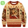 Benadryl Cat Meme Christmas Ugly Sweat