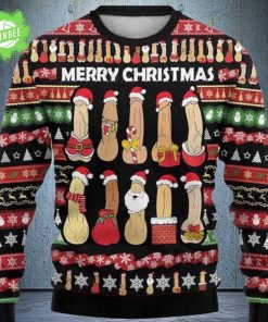 Funny, retro, and ugly Christmas sweater