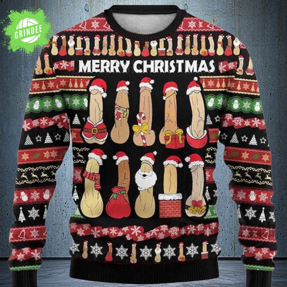 Funny, retro, and ugly Christmas sweater Funny, retro, and ugly Christmas sweater