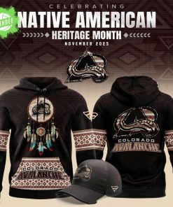 Colorado Avalanche Native American Heritage 2025 Hoodie