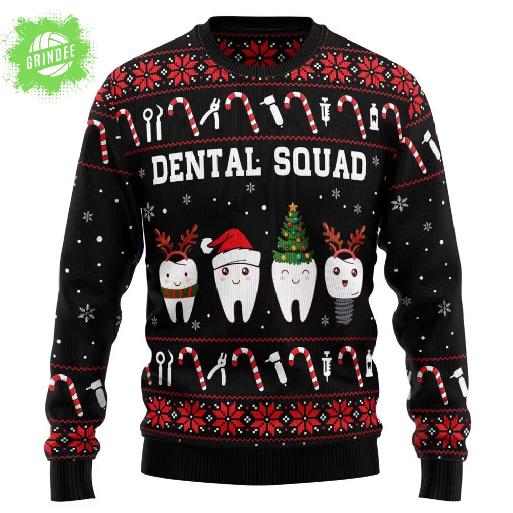 Dental Squad Ugly Christmas Sweater Dental Squad Ugly Christmas Sweater