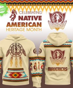 Limited Edition Dallas Mavericks Native American Heritage Hoodie 2025