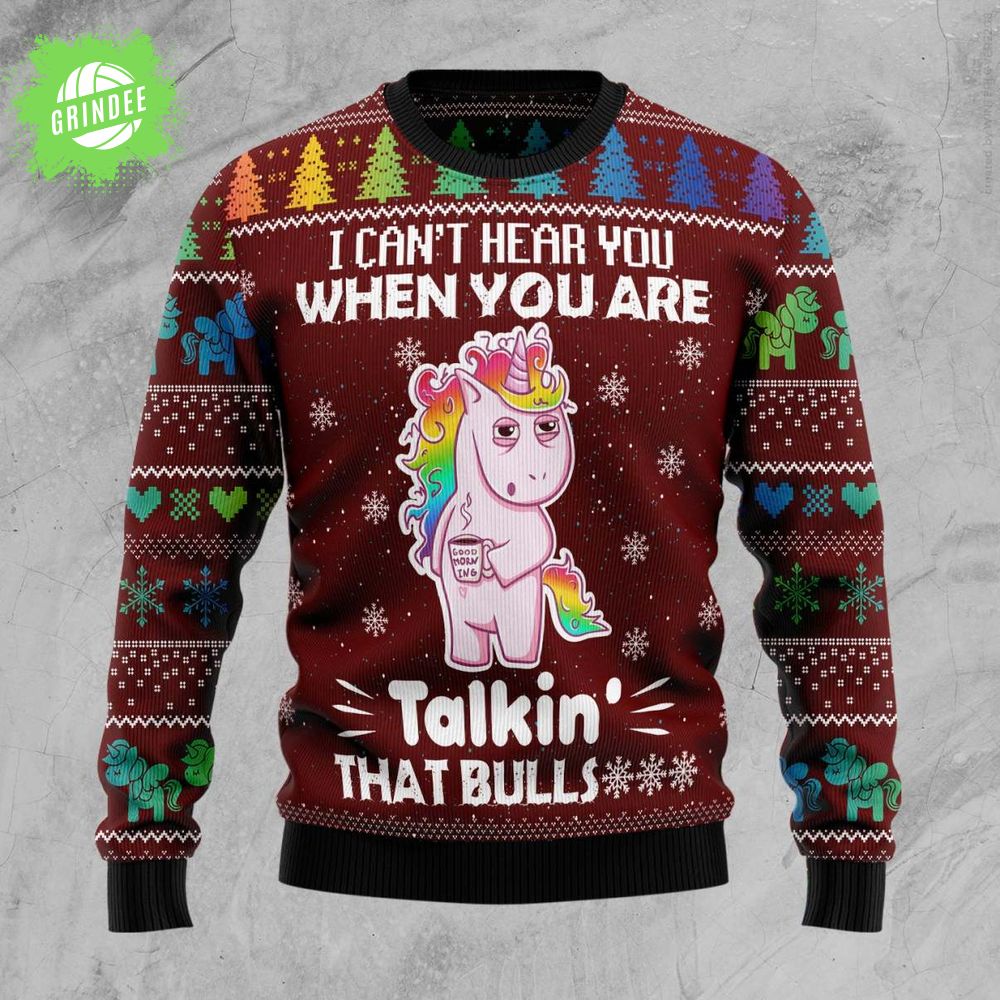 I Can‘t Hear You Unicorn – Ugly Christmas Sweat I Can‘t Hear You Unicorn – Ugly Christmas Sweat