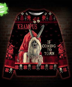 Krampus is Coming to Town Ugly Sweatshirts