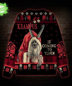 Krampus is Coming to Town Ugly Sweatshirts