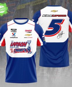 Kyle Larson 2025 NASCAR Cup Series Champion 3D Apparel