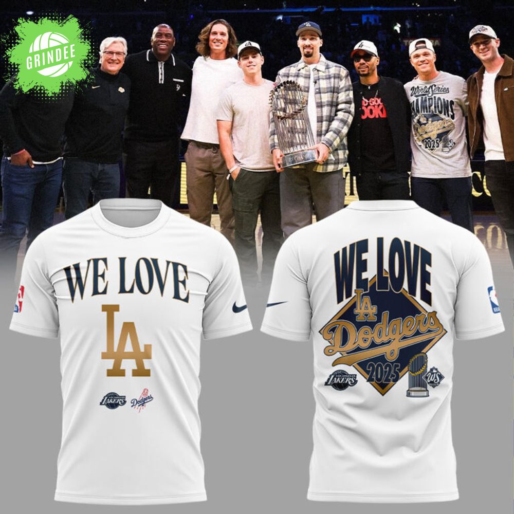 L.A Lakers Celebrated the Champs Dodgers 2025 Shirt L.A Lakers Celebrated the Champs Dodgers 2025 Shirt