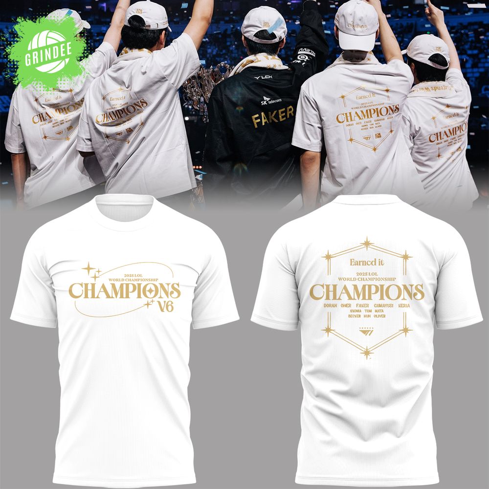 Limited Edition 6Time World Champions W Shirt Limited Edition 6Time World Champions W Shirt