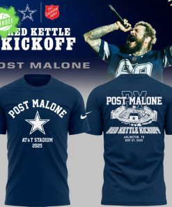 Limited Edition COW Football P.Malone Red Kettle Kickoff 25 navy TShirt