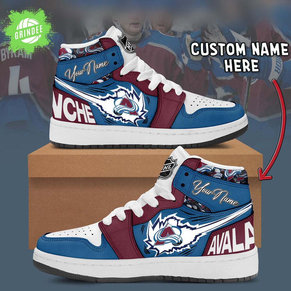 Limited Edition Colorado Avalanche Sport Sneakers Limited Edition Colorado Avalanche Sport Sneakers