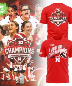 Limited Edition HuskerVB 2025 Champions Tshirt