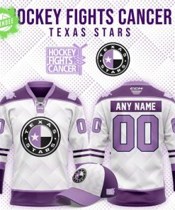 Limited Edition Texas Stars ” Hockey Fight Cancer ” Jersey 2025