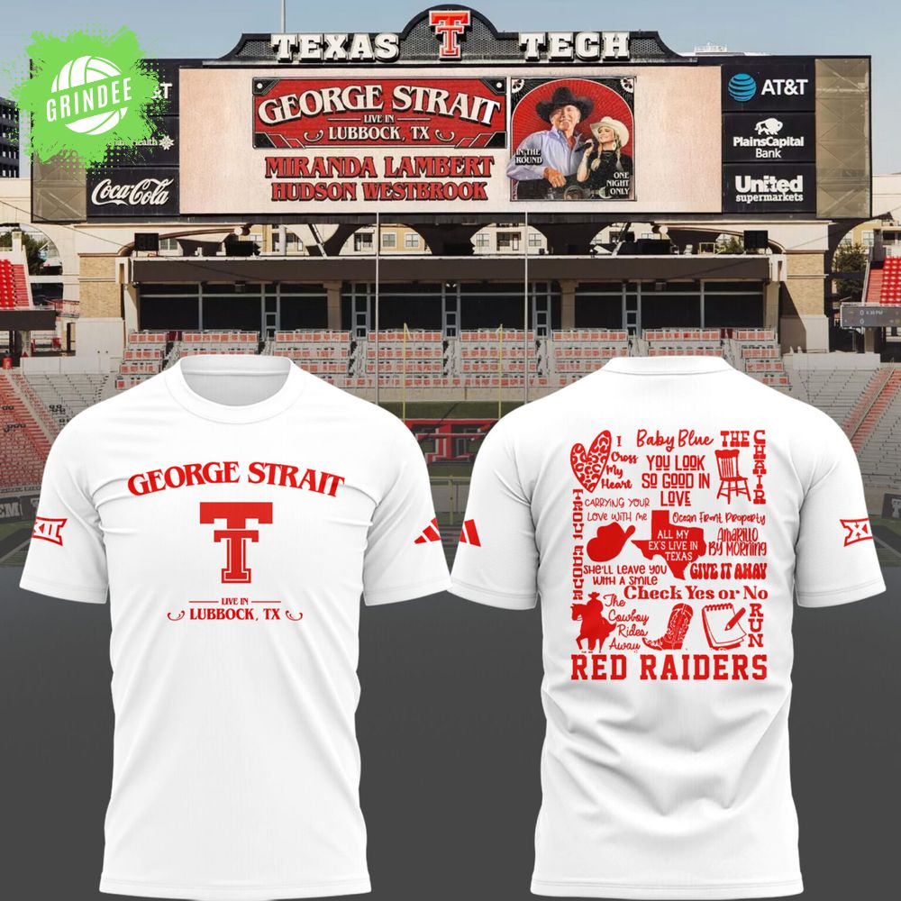 Limited Edition Texas Tech Fb George St live in Lubbock W TShirt Limited Edition Texas Tech Fb George St live in Lubbock W TShirt