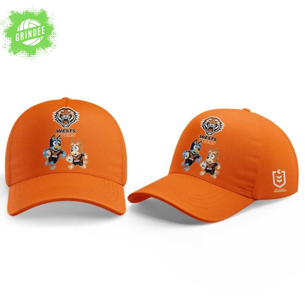 Limited Edition Wests Tigers Bluey and Bingo Hoodie Limited Edition Wests Tigers Bluey and Bingo Hoodie