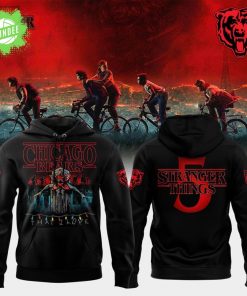 Limited Editions Chicago Bears x Stranger Things Special Hoodie 2025
