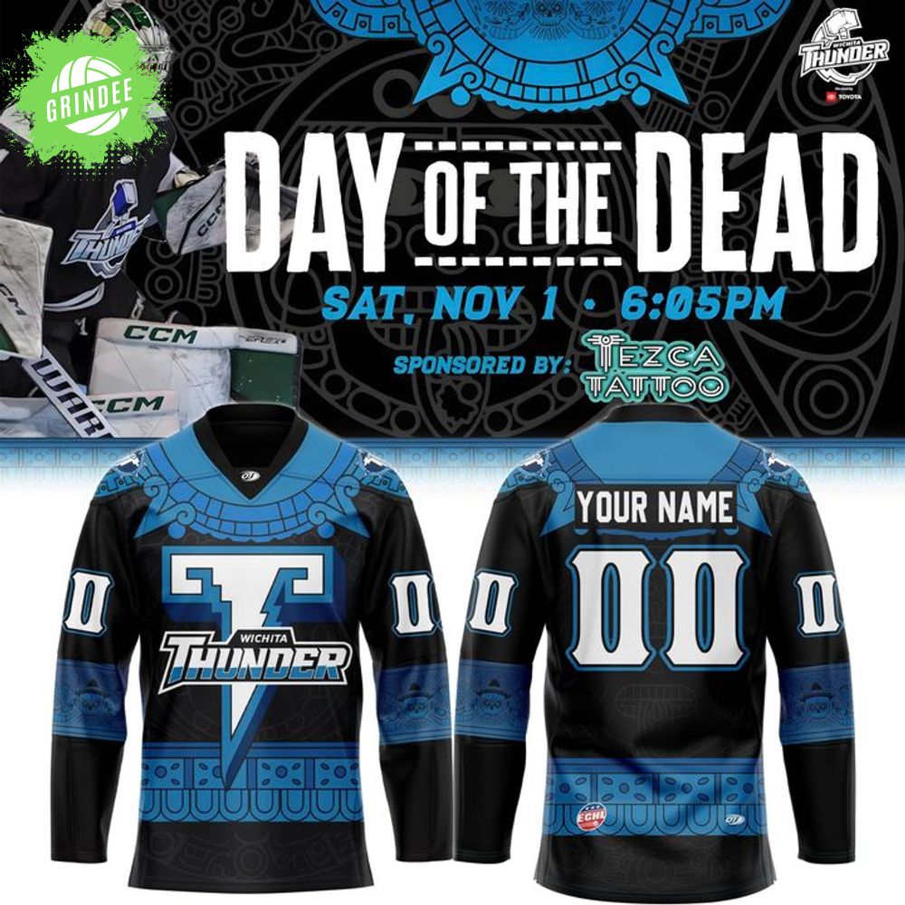 Limited edition Wichita Thunder x 2025 Day of the Dead Jerseys Limited edition Wichita Thunder x 2025 Day of the Dead Jerseys