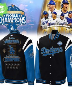 Los Angeles Dodgers 2025 World Series Champions Limited Edition Bomber Jacket