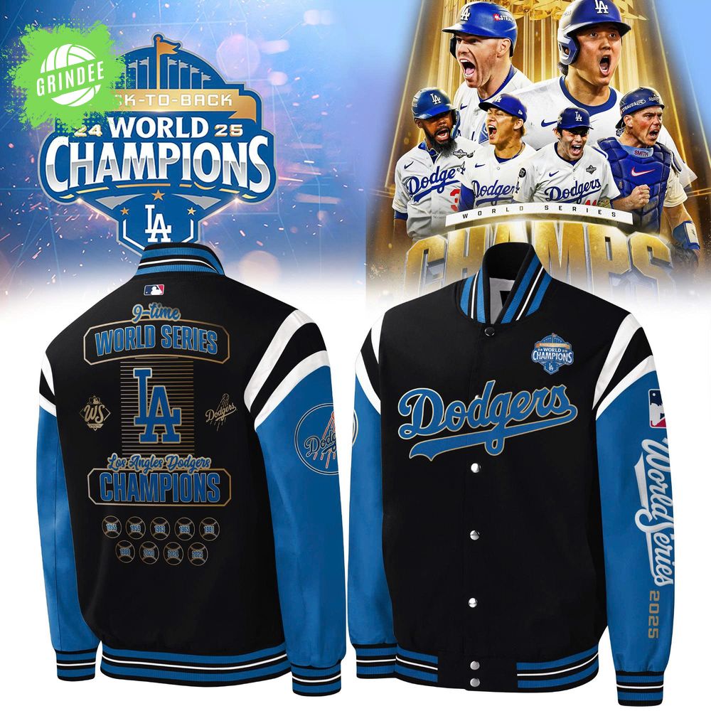 Los Angeles Dodgers 2025 World Series Champions Limited Edition Bomber Jacket Los Angeles Dodgers 2025 World Series Champions Limited Edition Bomber Jacket