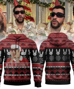 Bad Bunny hoodie CHRISTMAS