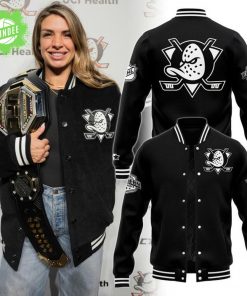 Mackenzie Dern X NFL Anaheim Ducks Bomber Jacket