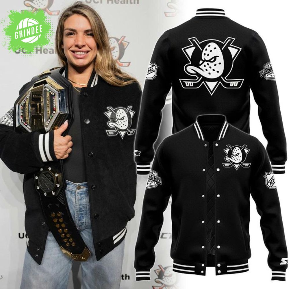 Mackenzie Dern X NFL Anaheim Ducks Bomber Jacket Mackenzie Dern X NFL Anaheim Ducks Bomber Jacket