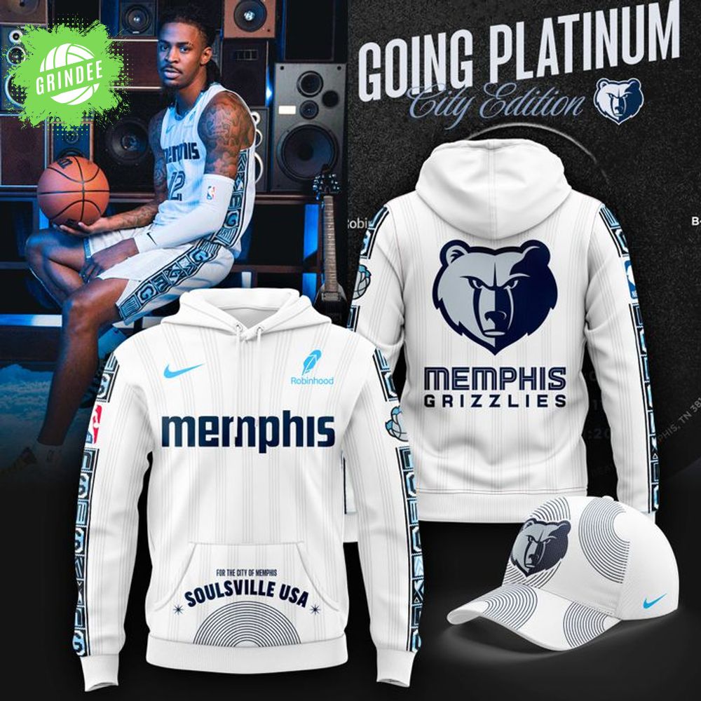 Memphis Grizzlies 2025-26 City Edition Hoodie Memphis Grizzlies 2025-26 City Edition Hoodie