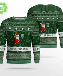 Merry Dunkmas Basketball Ugly Sweater