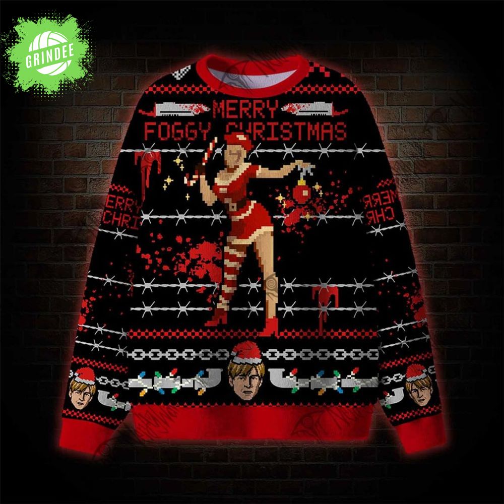 Merry Foggy Christmas Ugly Sweat Merry Foggy Christmas Ugly Sweat