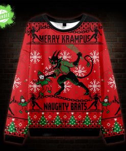Merry Krampus Naughty Brats Ugly Sweatshirts
