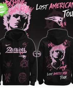 NE Patriots x MGK ” The Lost Americana Tour ” Hoodie Limited Edition